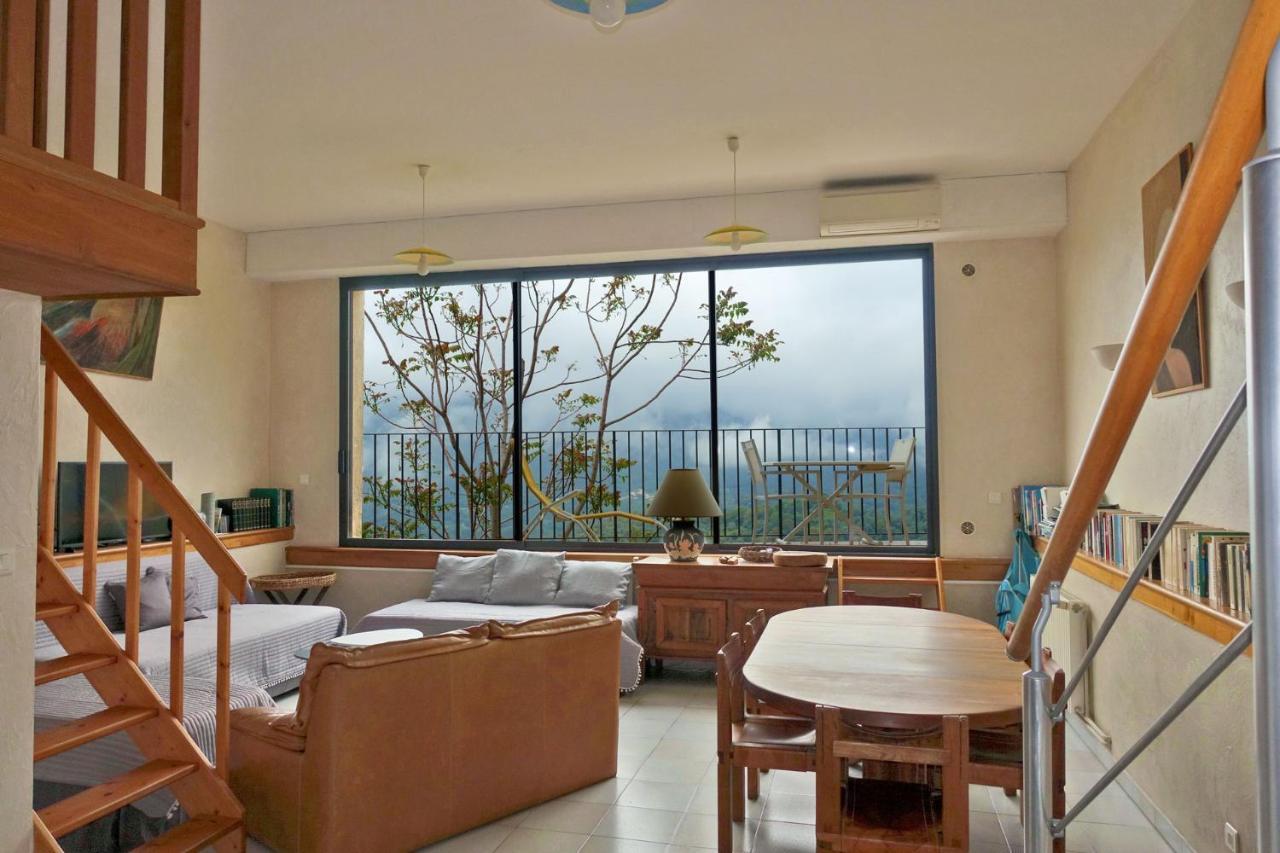 Casa Nepita Sur Vue Grandiose Lägenhet Santa-Lucia-di-Tallano Exteriör bild